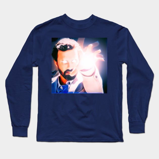 Chuck Almighty Long Sleeve T-Shirt by Erik Morningstar 